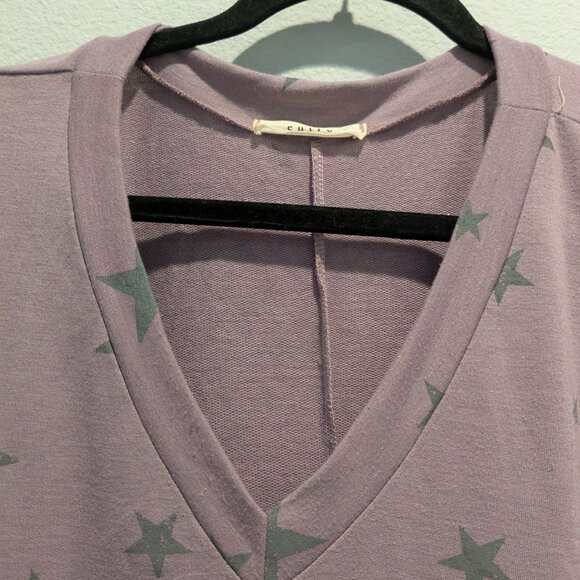 Entro Lavender Stars Babydoll Top - Oversized - Picture 11 of 12